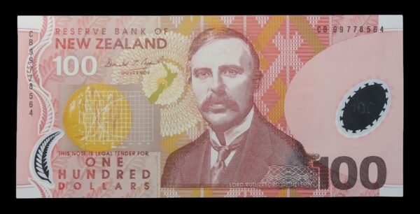 New zealand 100 dollars cb last prefix