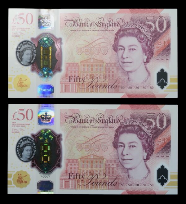 Bank of england 50 pounds 2020