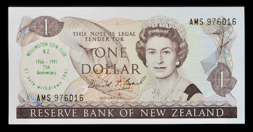 New zealand queen Elizabeth banknotes