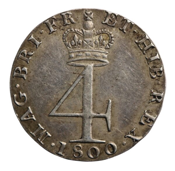 Maundy oddments four pence 1800