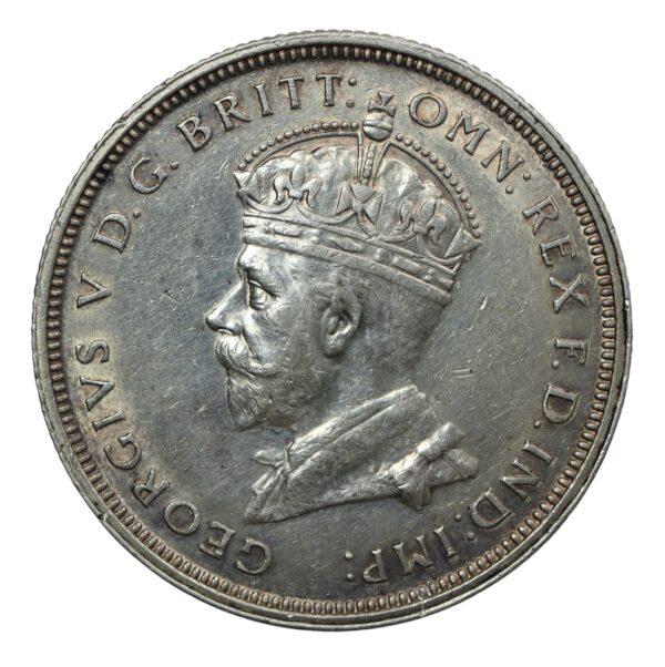 Australia silver florins of two shillings coins