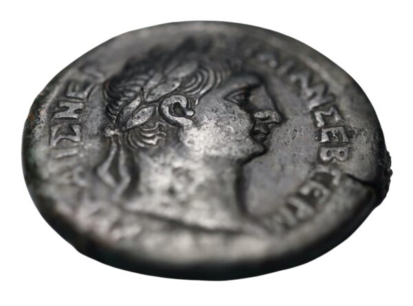 Roman heavy drachm coins of trajan
