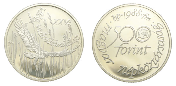 Hungary 500 forint coin 1988
