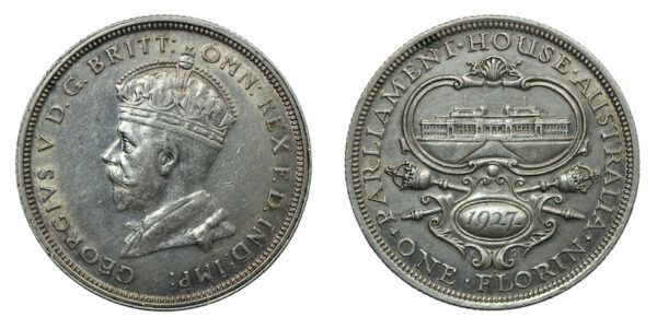 Australia commemorative florin 1927