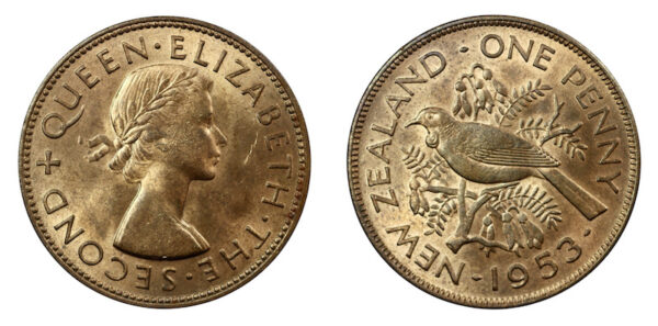 Tui penny 1953 uncirculated
