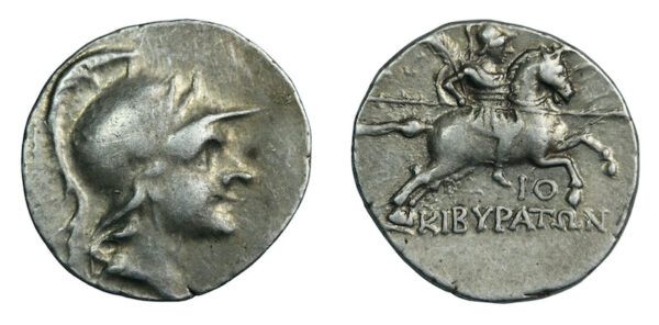 Ancient greek city kibyra silver drachm
