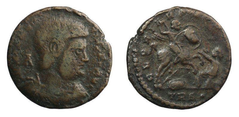 Roman coin magnentius ae3 centenionalis