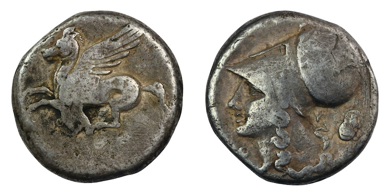 Greek corinth silver stater