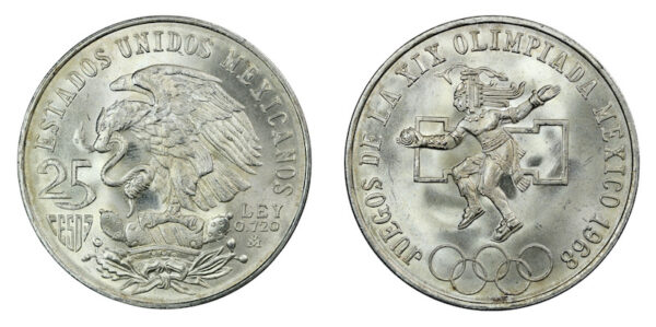 Mexico 25 pesos 1968