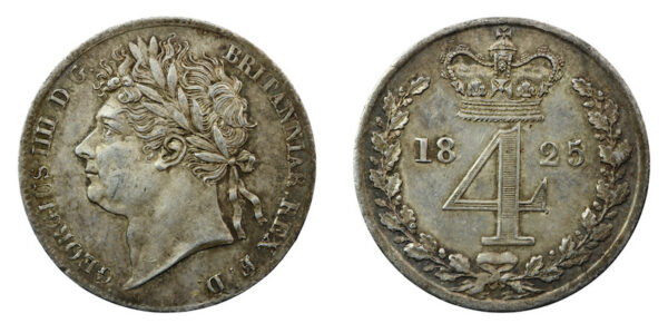 George fourth fourpence1825
