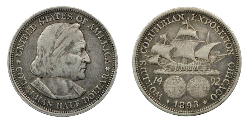 United States columbian exposition half dollar 1892