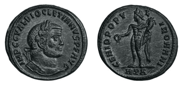Diocletian follis heraclea mint