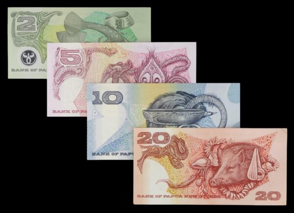Papua new guinea banknotes