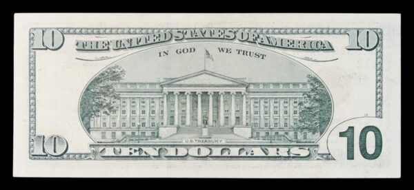 American ten dollars 2003