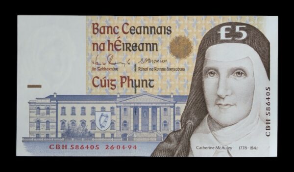 Republic of ireland five pounds 1994