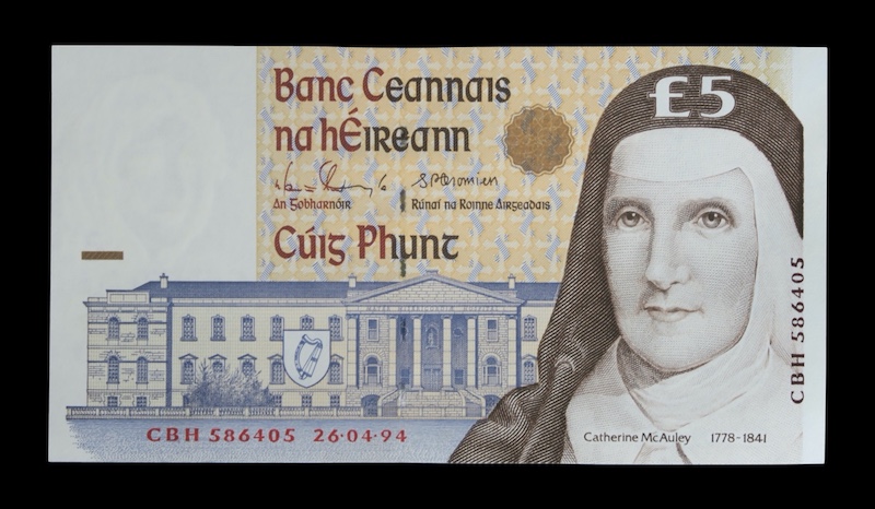 Republic of ireland five pounds 1994