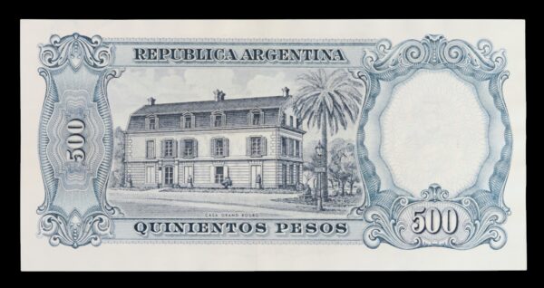 Argentina 5 pesos 1069 to 1971 overprint