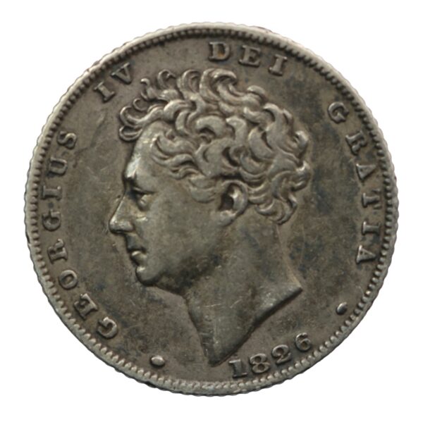 Great britain 1826 sixpence
