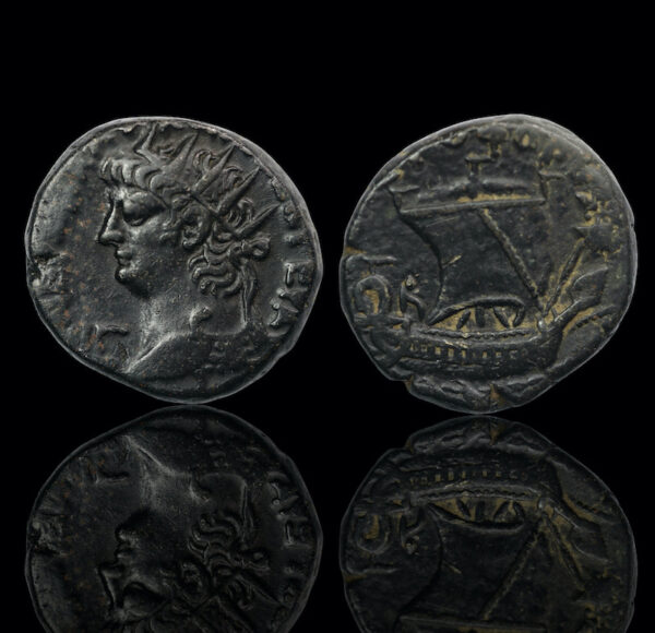 Nero provincial tetradrachm alexandria egypt