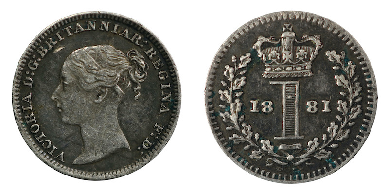 Maundy penny 1881