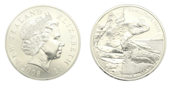 Hamiltons frog 5 dollars 2008