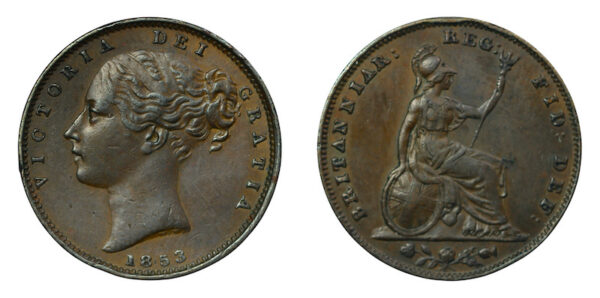 Victoria farthing 1853