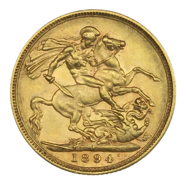 Saint george and the dragon full sovereign 1894m