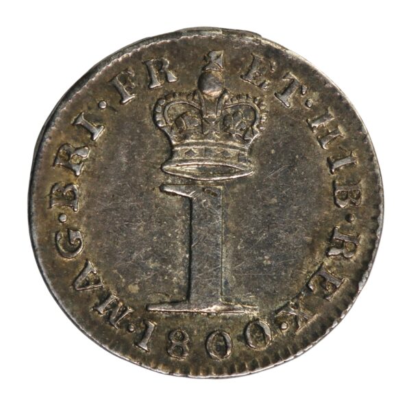 Great britain maundy one penny 1800