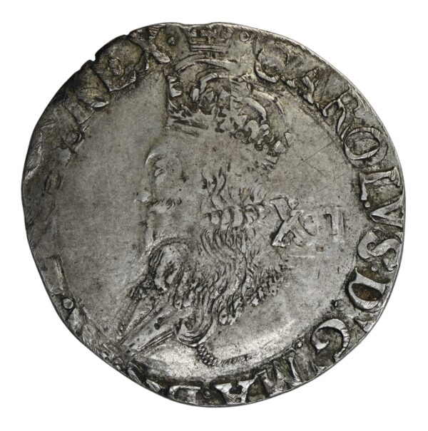 Charles first silver shilling 1635 to 1636