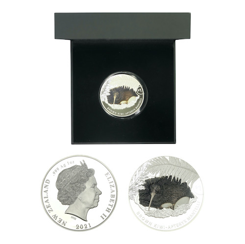 New zealand kiwi 2021 silver coin