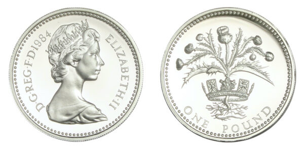 Scottish one pound 1984