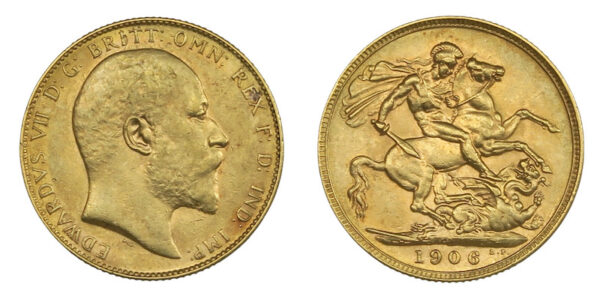 British colonial sovereigns australia 1906p