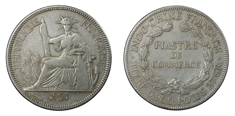 French indo china piastre 1921
