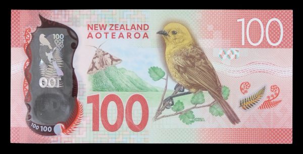 New zealand polymer one hundred dollar note 2016