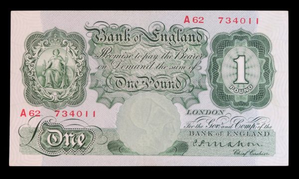 Bank of england poundnote 1928