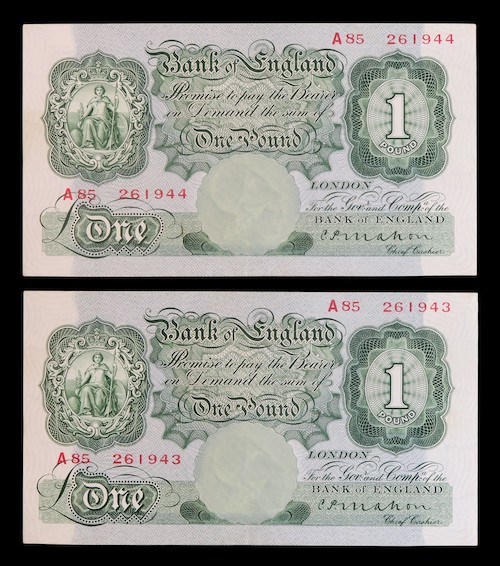 Banknotes of England