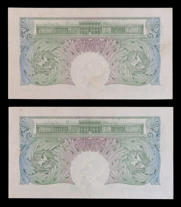 Bank of england paper currency notes