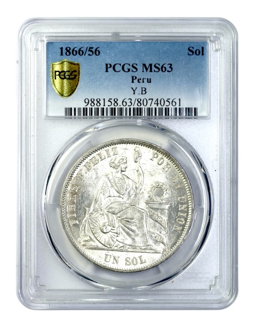 Peru sol 1866