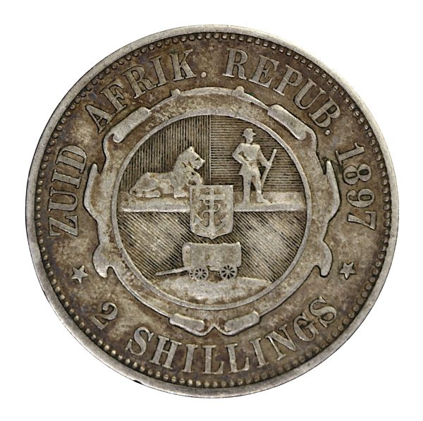 South African silver coinage 1897