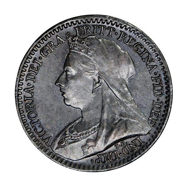 Queen victoria old head maundy penny 1895
