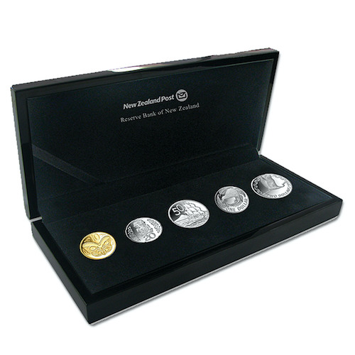 Beautiful silver coin set from New Zealand 2012