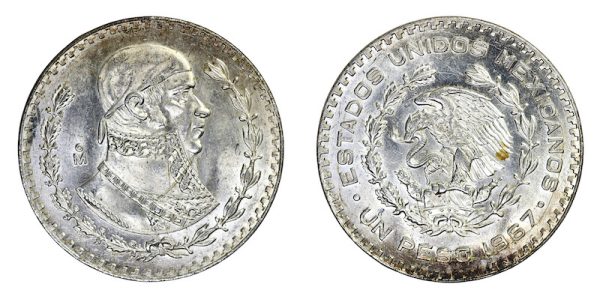 Mexico pesos 1967