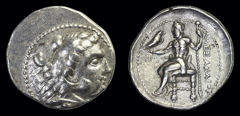 Ancient Greek hellenistic period silver tetradrachm tyre mint