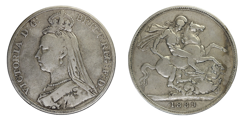 Queen victoria crown 1889