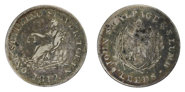 Leeds silver shilling 1812