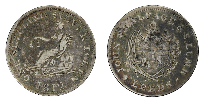 Leeds silver shilling 1812