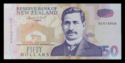 New zealand 50 dollars governor brash