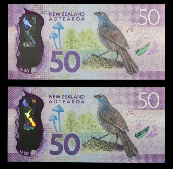 New zealand polymer uncirculated banknotes