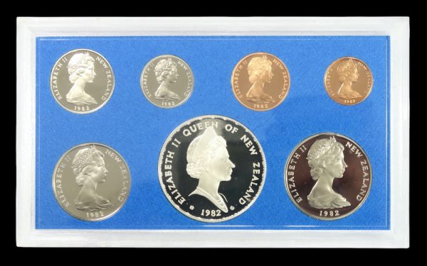 New zealand proof coin set 1982