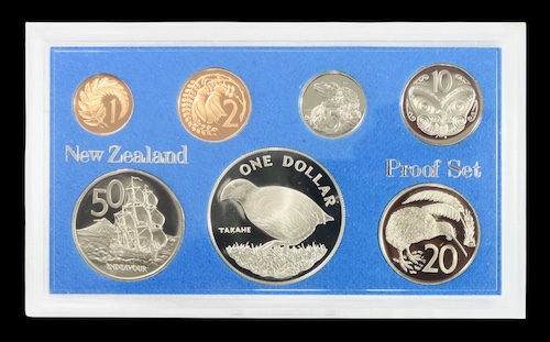 New zealand proof coin set 1982